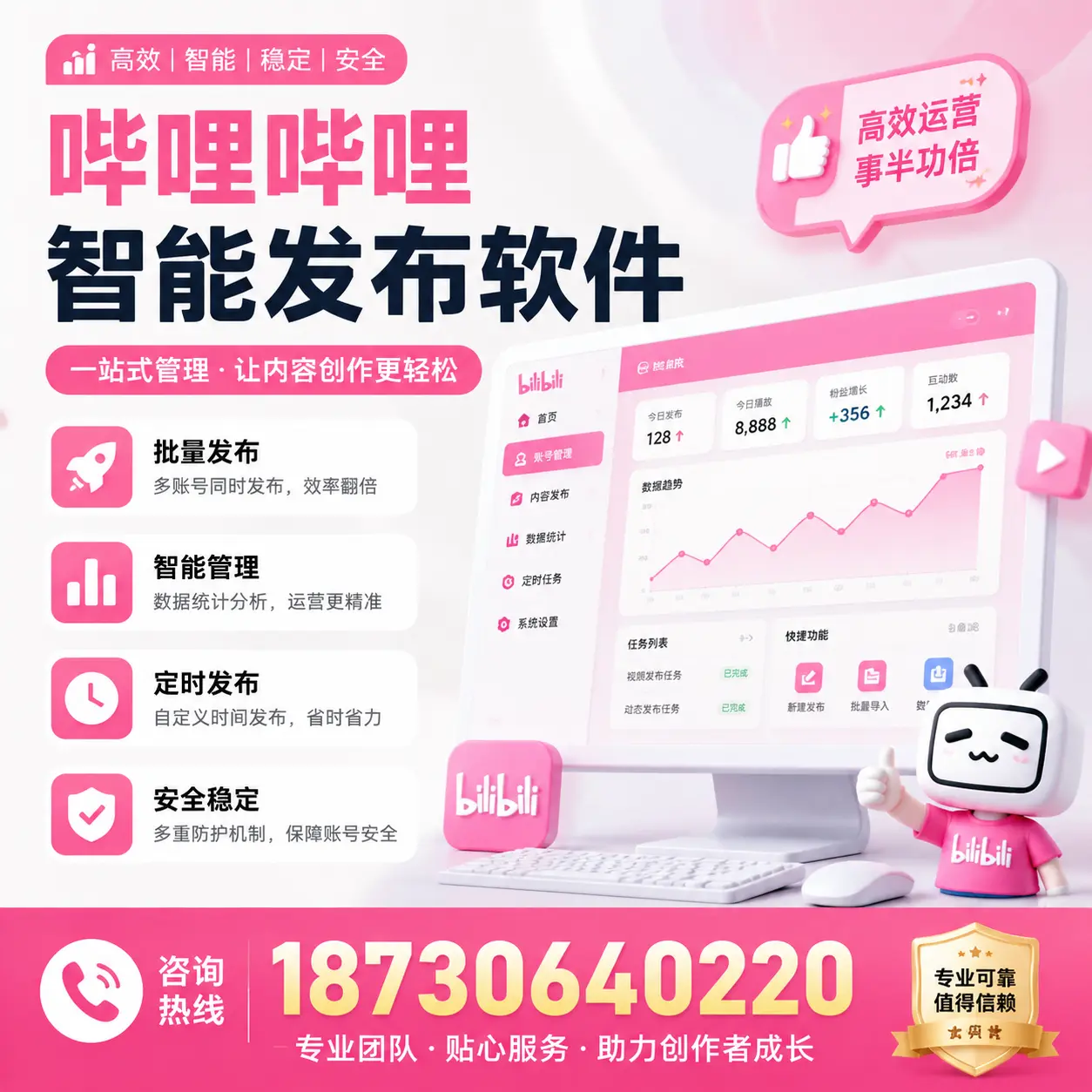 如何评估哔哩哔哩智能发布软件的ROI?贵港 企业必读